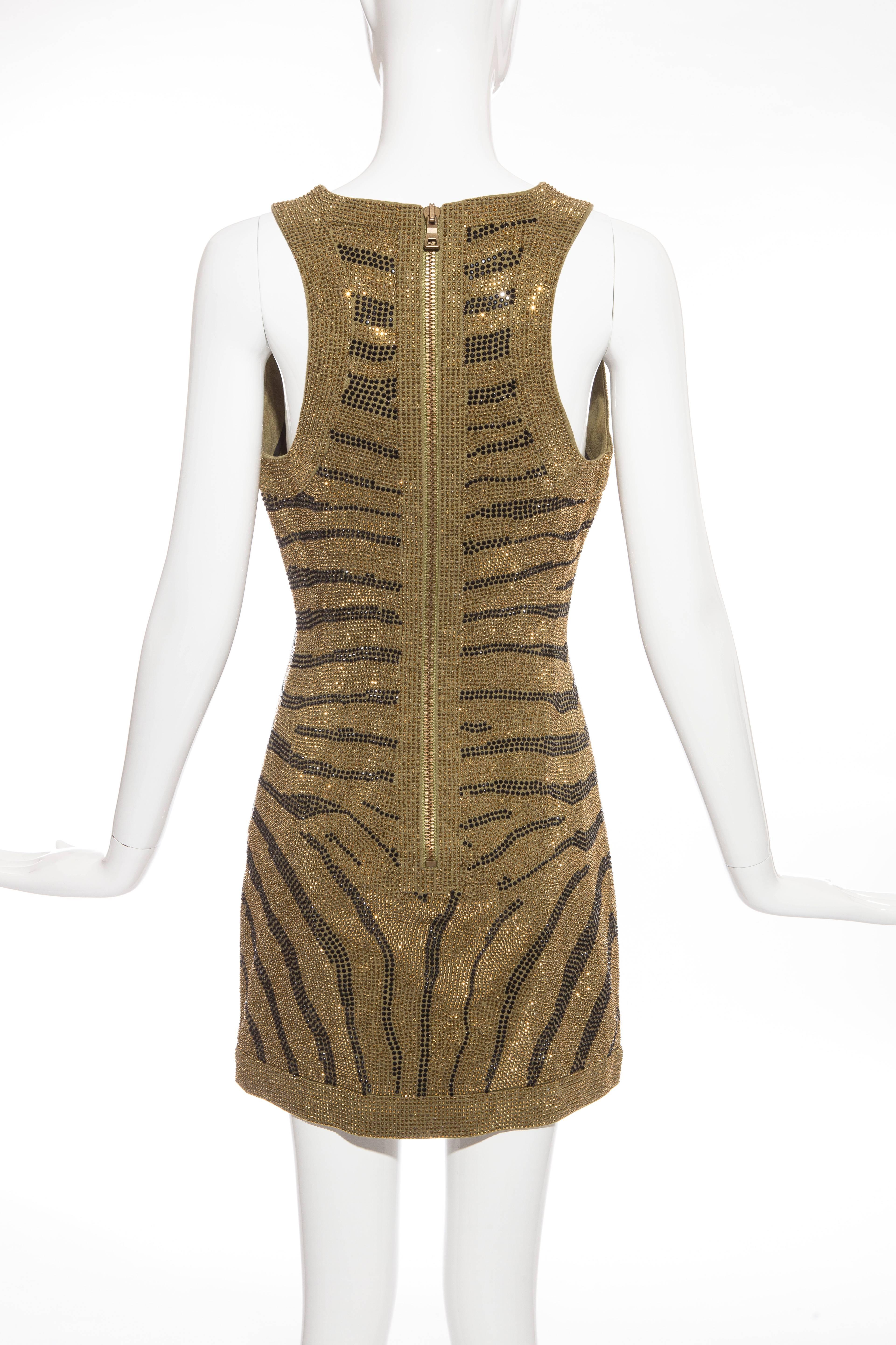 balmain zebra dress