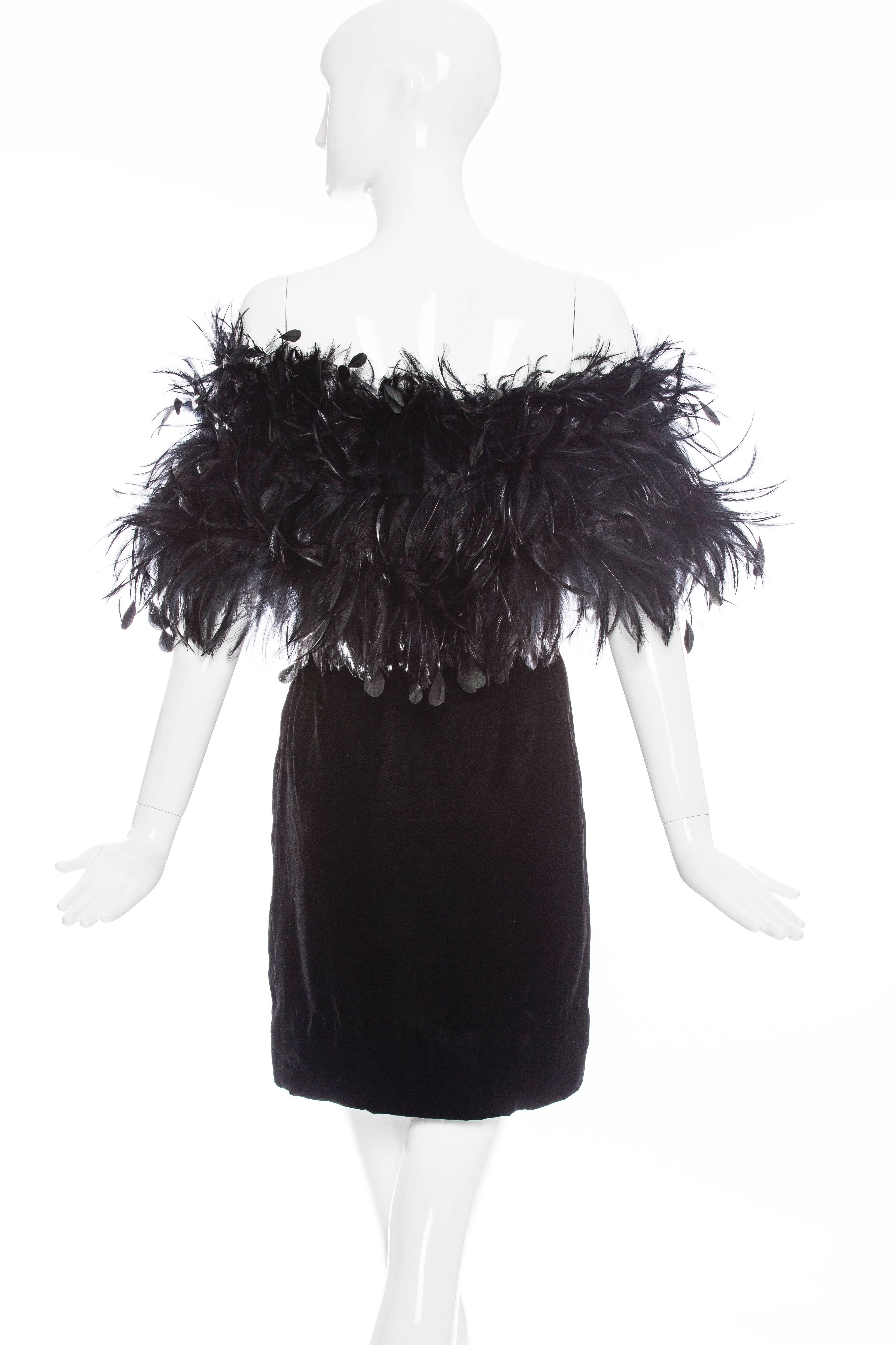 givenchy feather dress
