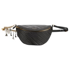 NEW Balenciaga Sac ceinture Souvenir en cuir noir