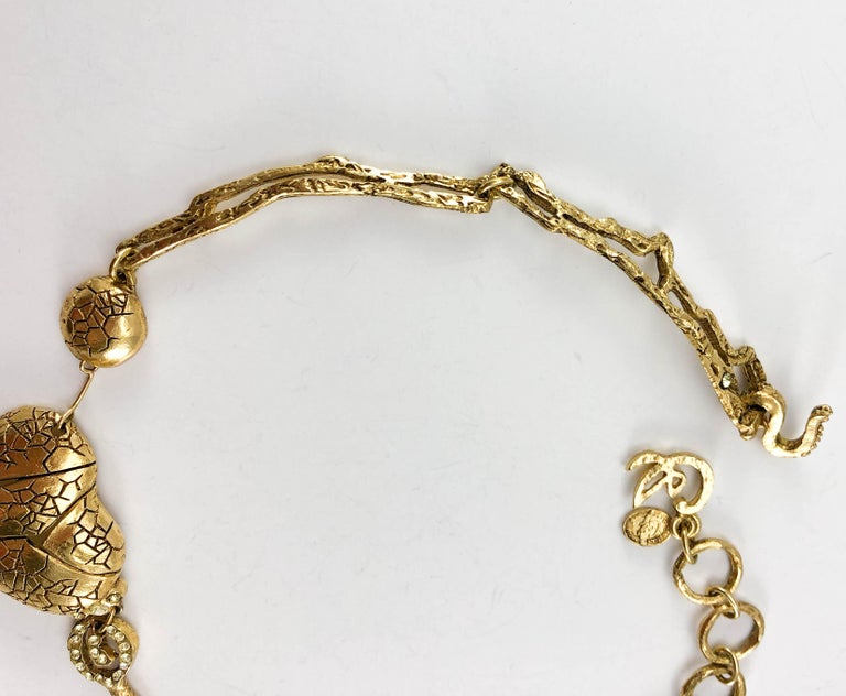1990's Christian Lacroix GoldPlated 'Broken Heart