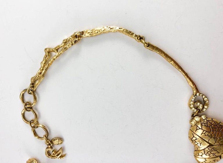1990's Christian Lacroix GoldPlated 'Broken Heart