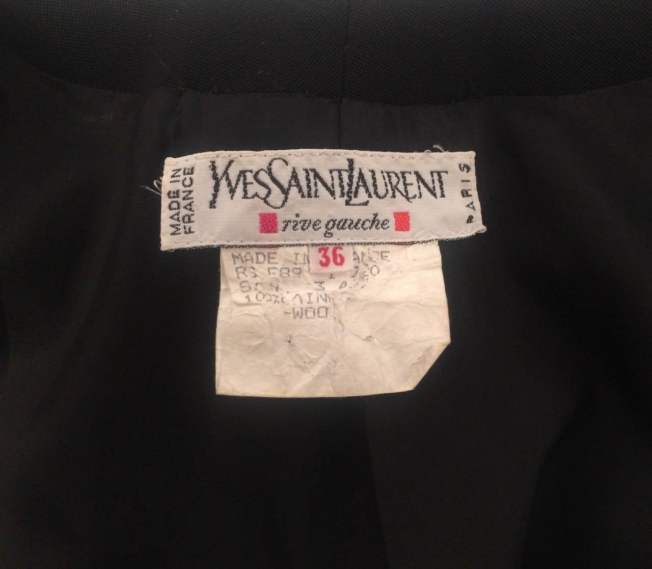 Yves Saint Laurent Wool Suit - 1990s 1
