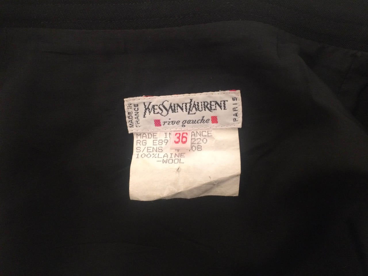 Yves Saint Laurent Wool Suit - 1990s 5