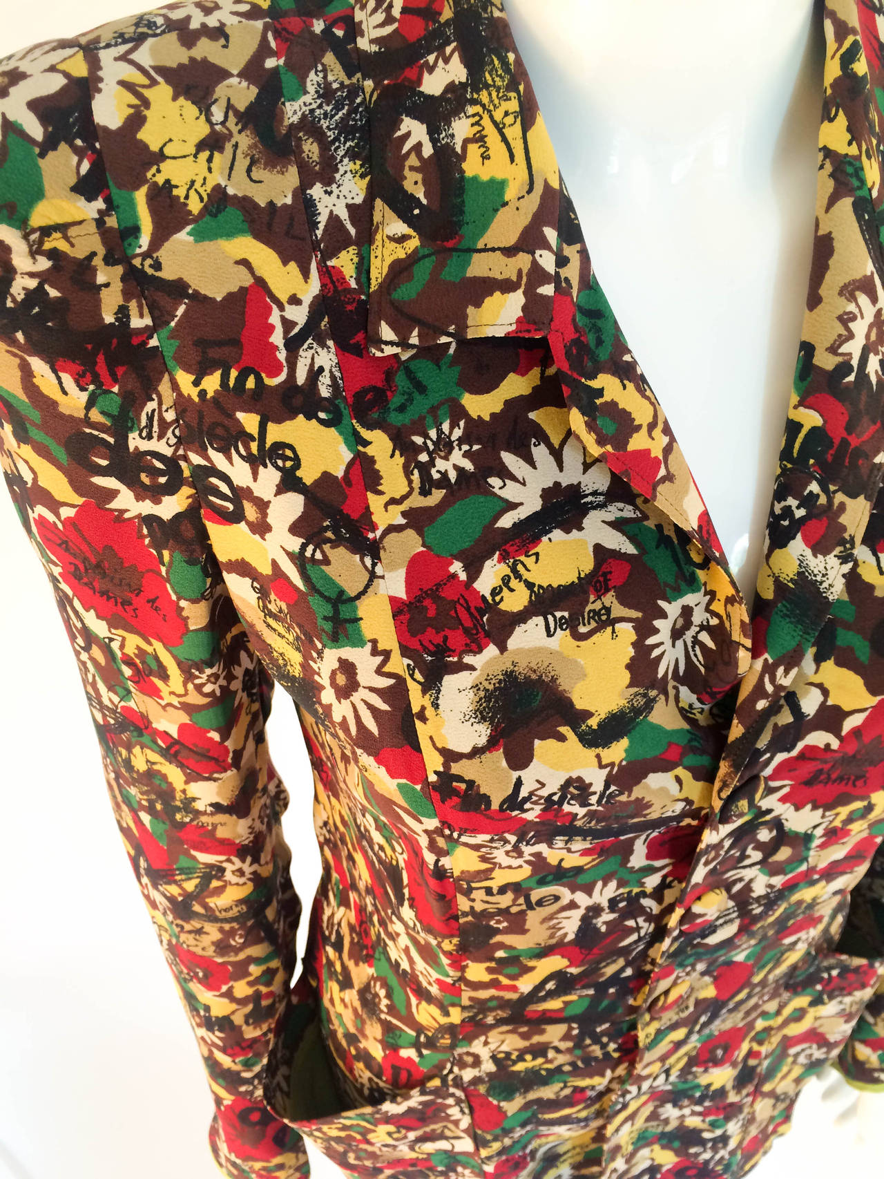 Jean Paul Gaultier Printed Jacket - 1985 1