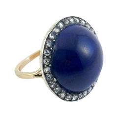Lapis Lazuli and Diamonds Rings - 1900s