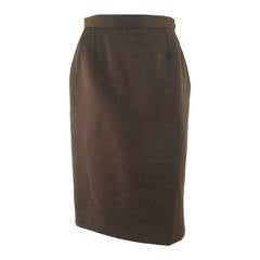 Yves Saint Laurent Wool Skirt - 1980s