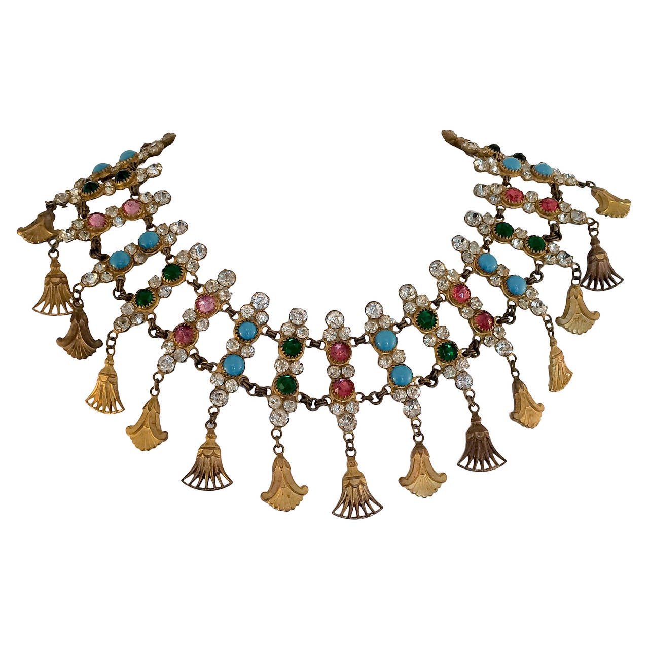 French Theatre Necklace - 1900s at 1stDibs