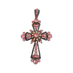 Victorian Cross Pendant - 1860s
