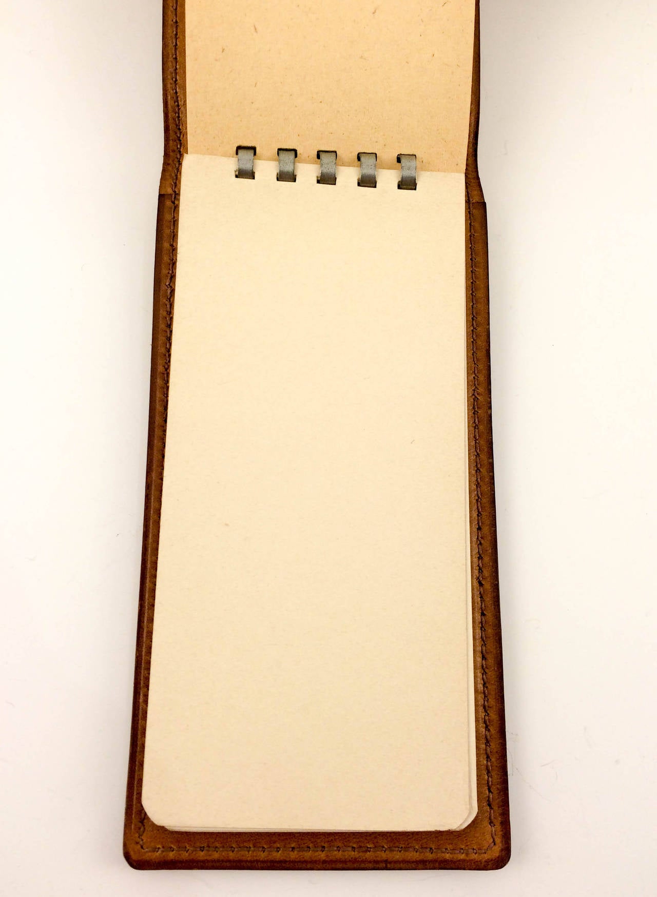 Hermes LeatherCase Notepad 1950s at 1stDibs