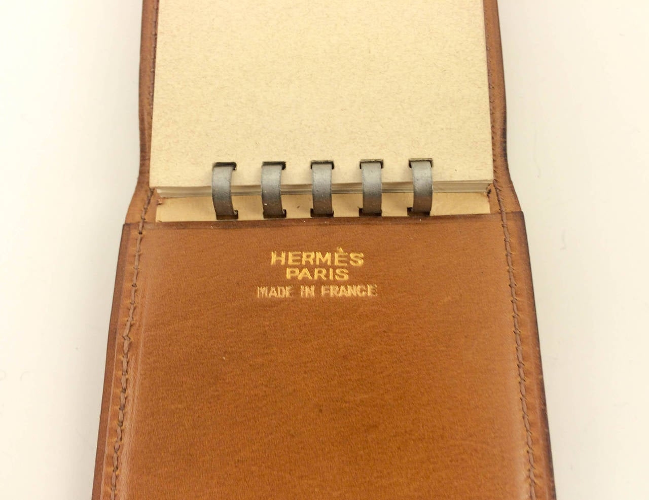 Hermes Leather-Case Notepad - 1950s 2