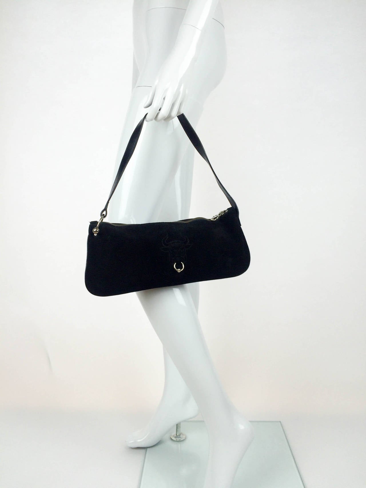 Black Jean Paul Gaultier Bullring Handbag