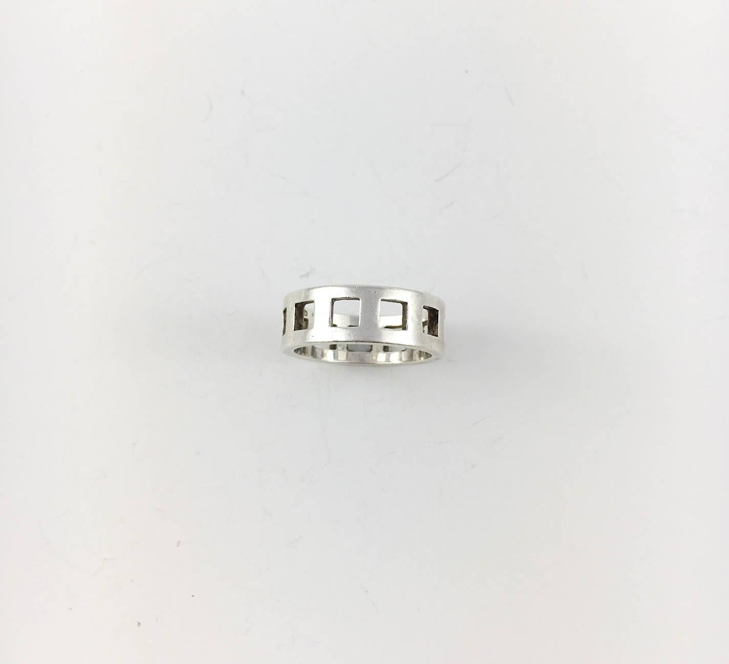 Gucci Silver Set (Bracelet and Ring) - 2000s For Sale 1