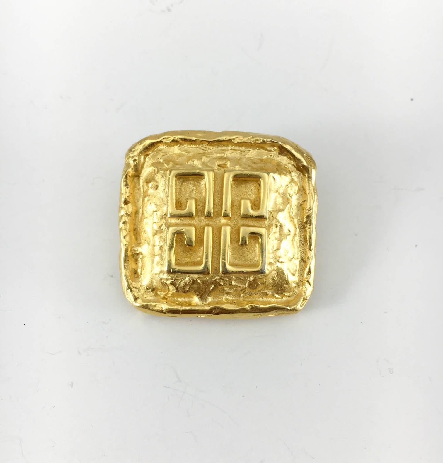 givenchy gold logo