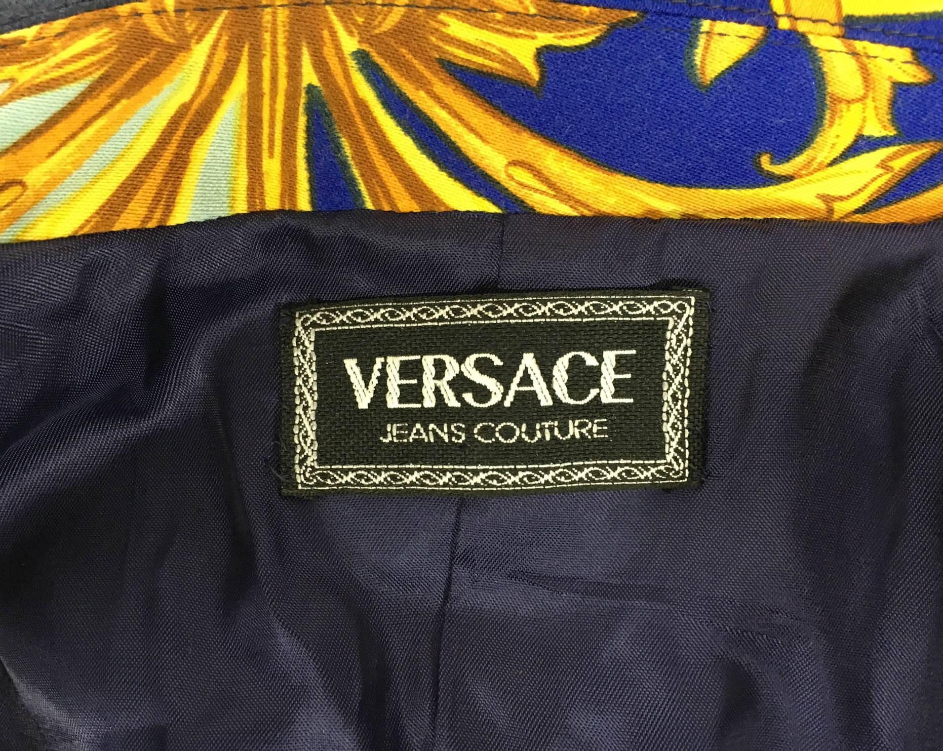 Versace Baroque Print Jacket - 1990s 5