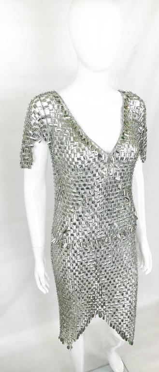 Paco Rabanne Style Chain Dress - 1960s at 1stDibs | paco rabanne chain ...