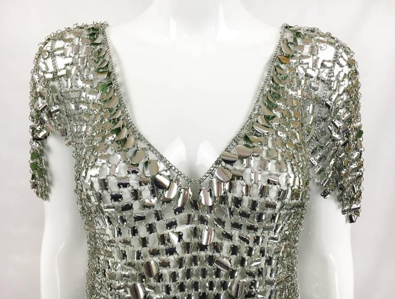 Paco Rabanne Style Chain Dress - 1960s at 1stDibs | paco rabanne chain ...