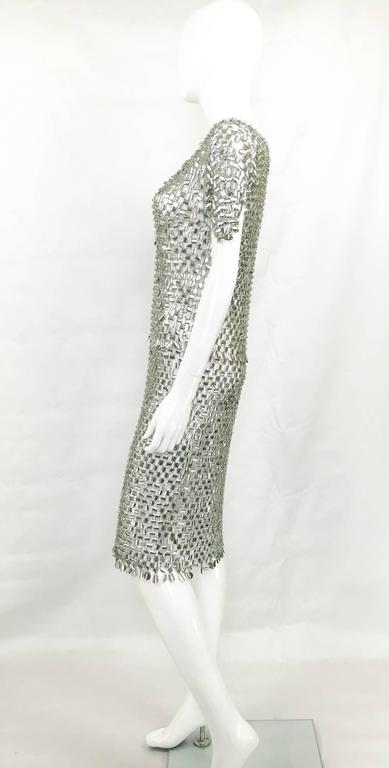 Paco Rabanne Style Chain Dress - 1960s at 1stDibs | paco rabanne chain ...