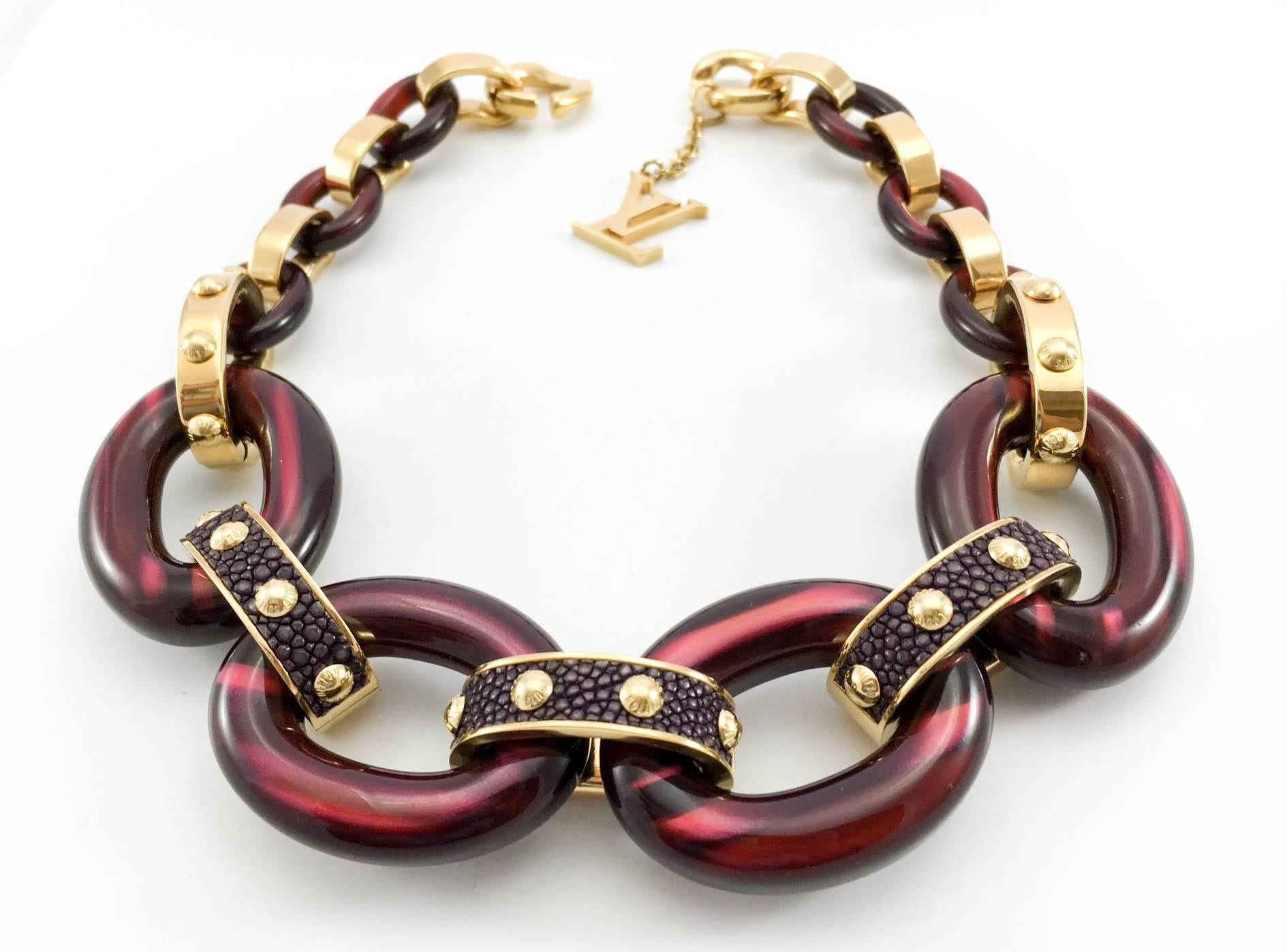 Louis Vuitton 'Gimme a Clue' Collection Necklace - 2011 For Sale 1