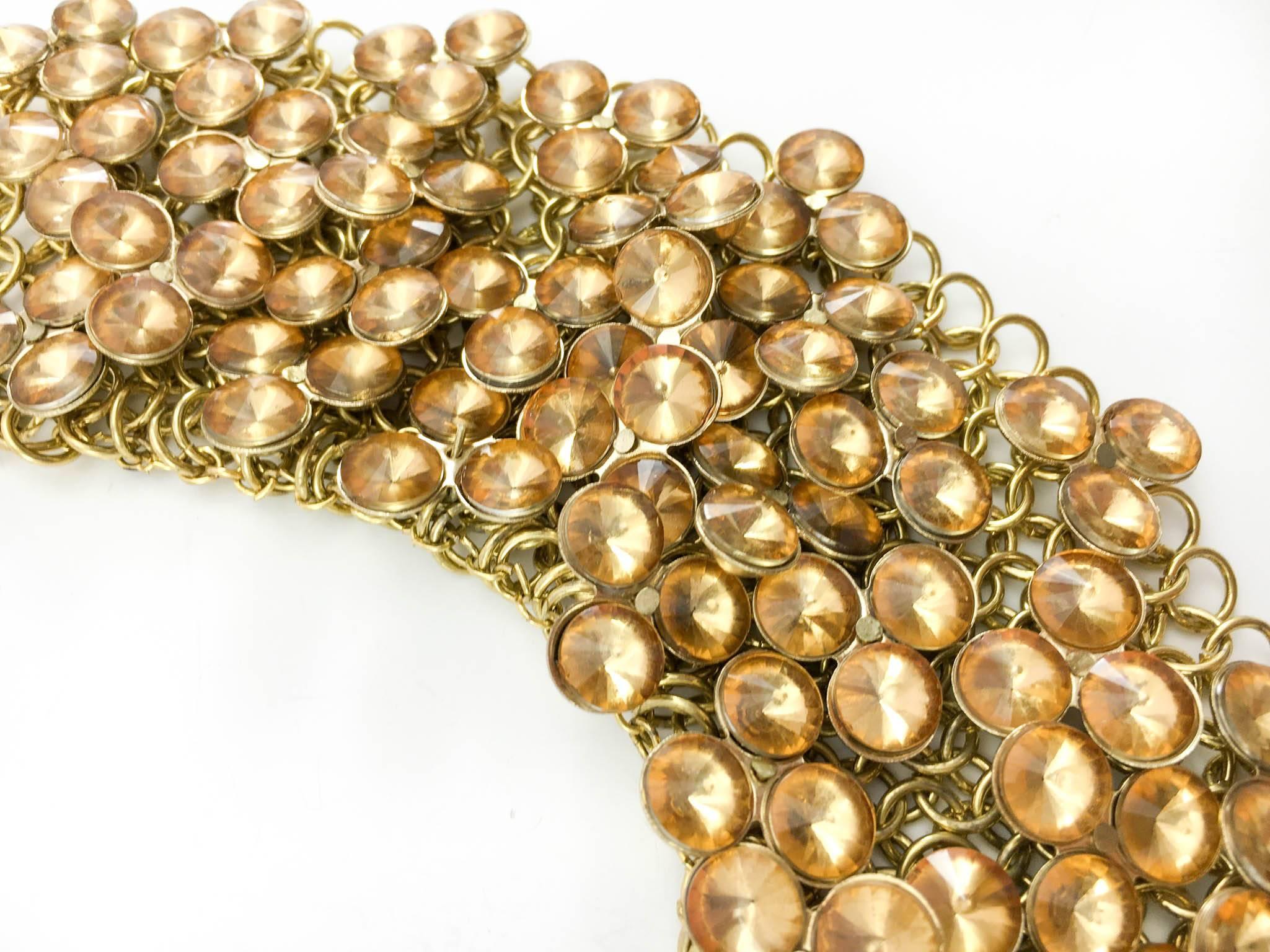 Celine Gold-Tone Beaded Necklace - 1990s 3