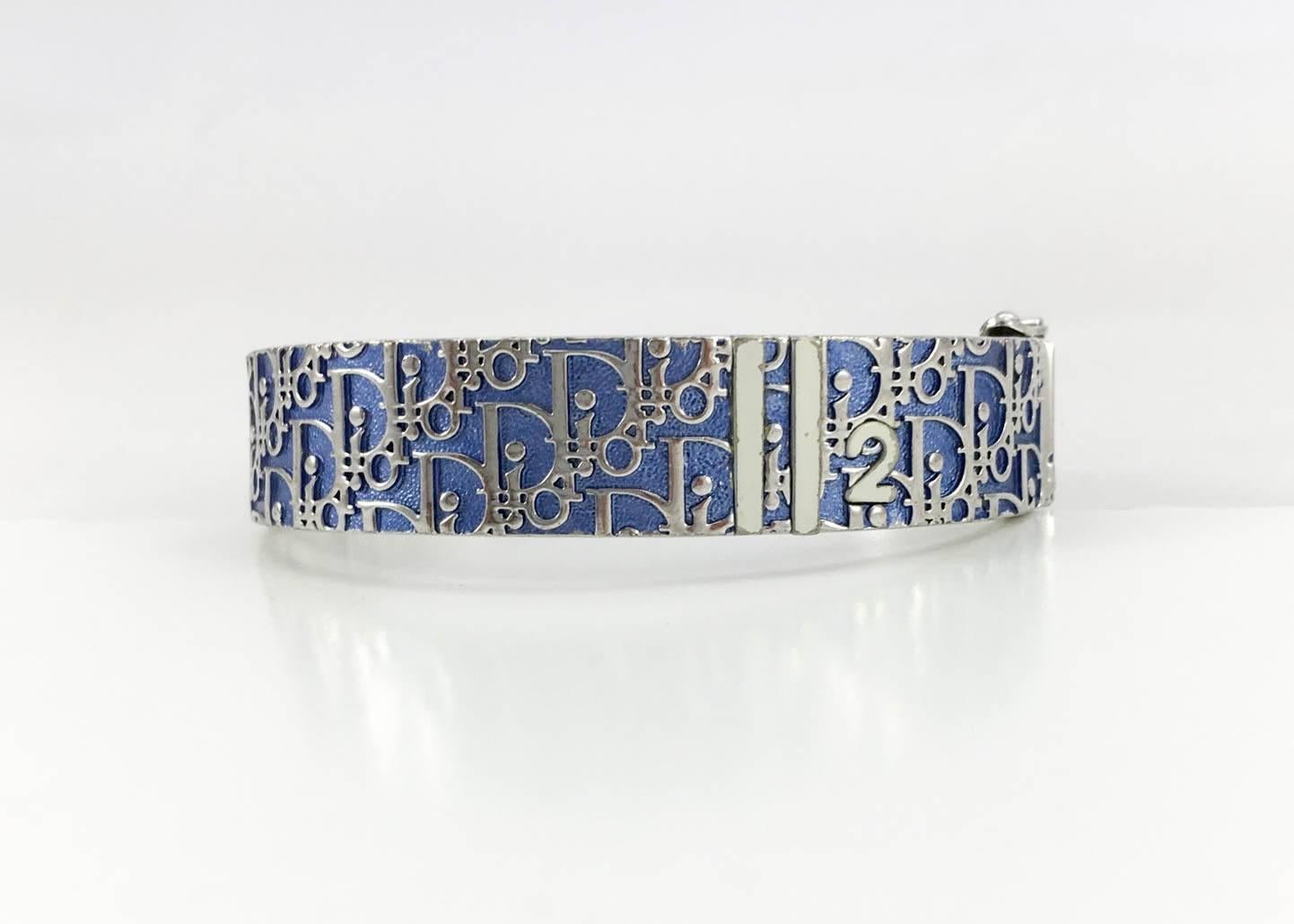 Women's Dior Blue Trotter Clamper Bracelet