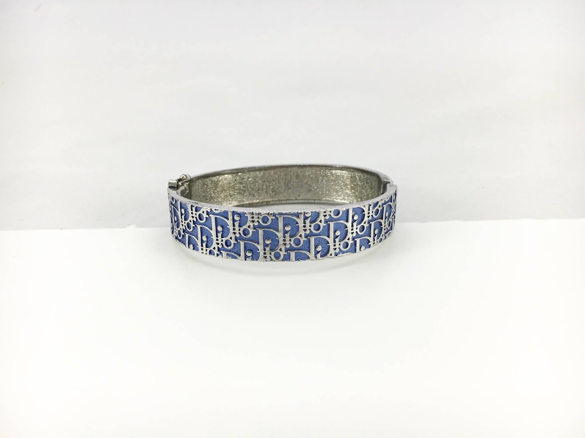 Dior Blue Trotter Clamper Bracelet 1