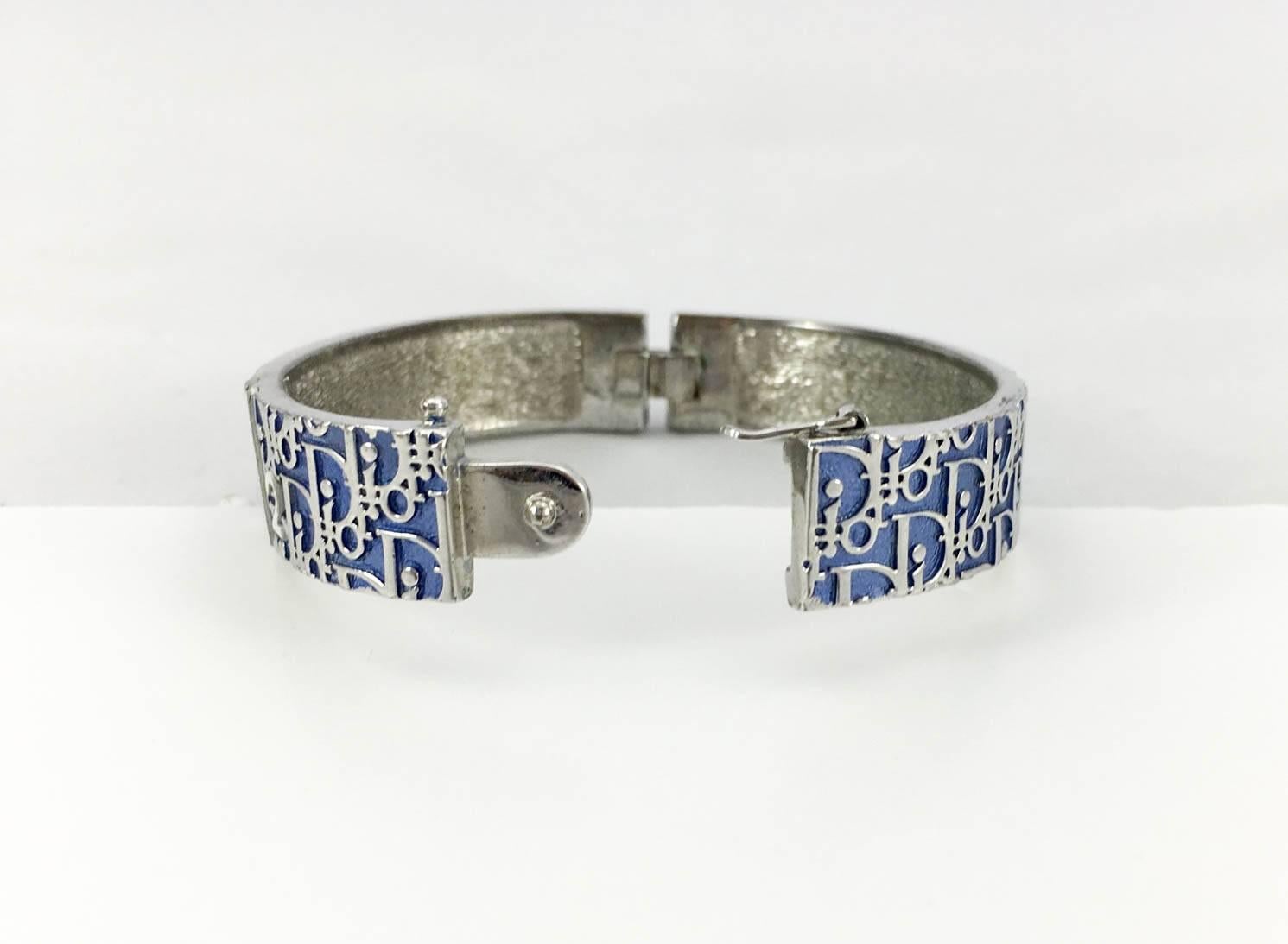 Dior Blue Trotter Clamper Bracelet 3
