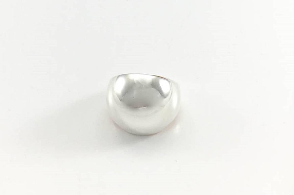 Hermes Silver Ring (Quark Collection) In Excellent Condition In London, Chelsea