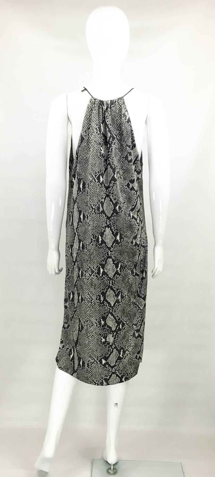 Gucci by Tom Ford Runway Python Print Dress - Circa 2000 For Sale 3