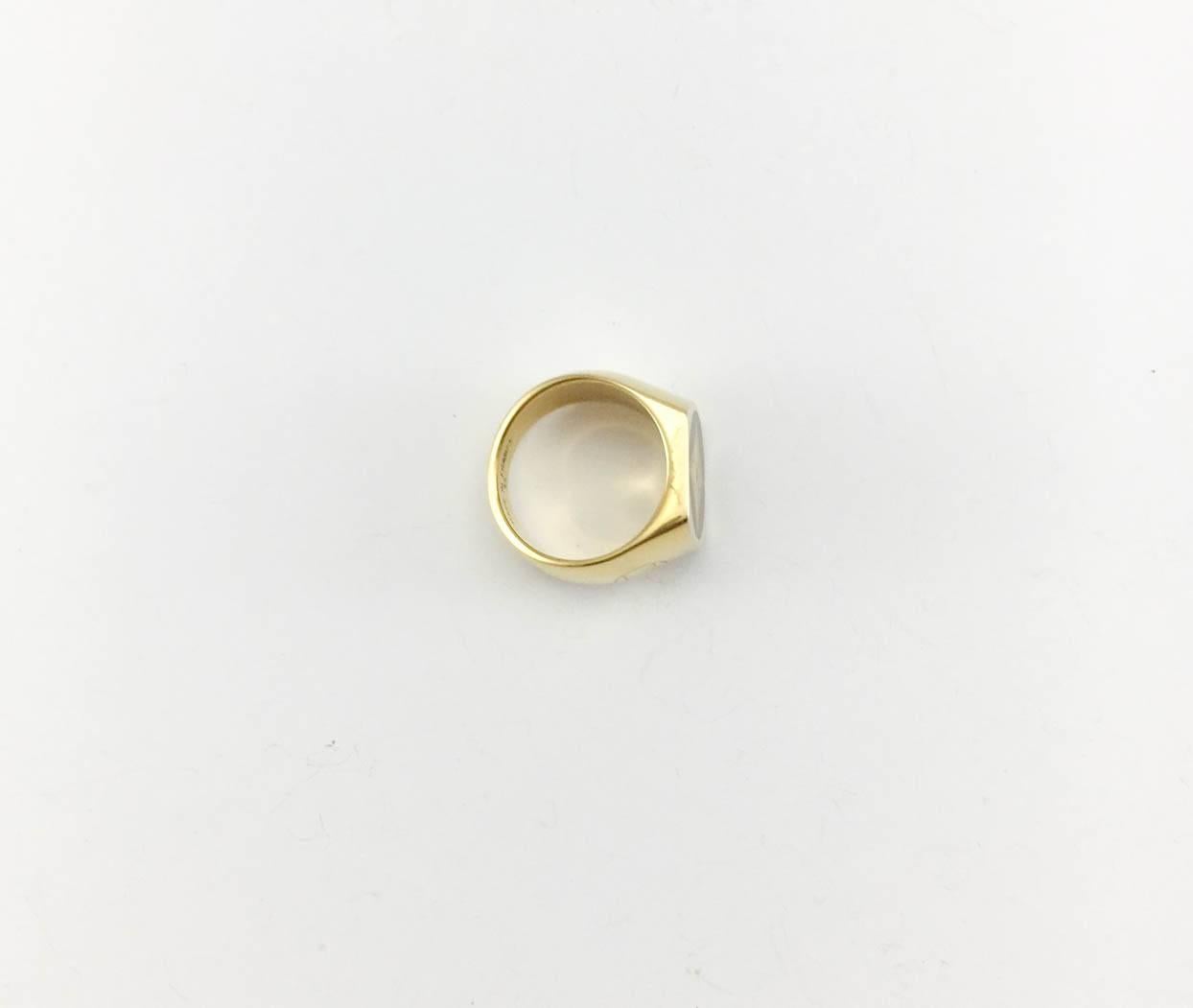 louis vuitton monogram signet ring