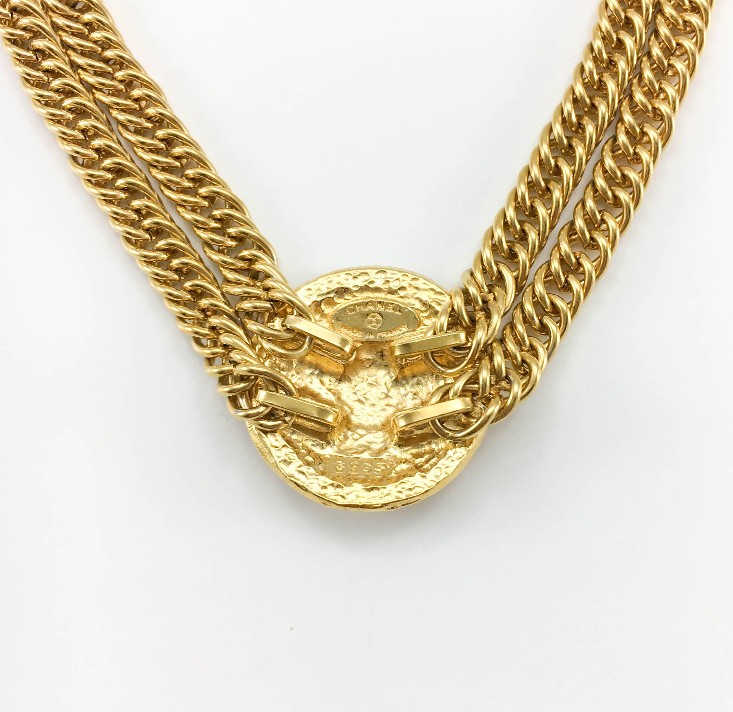Chanel 'Rue Cambon' Medallion Necklace - Circa 1990 6