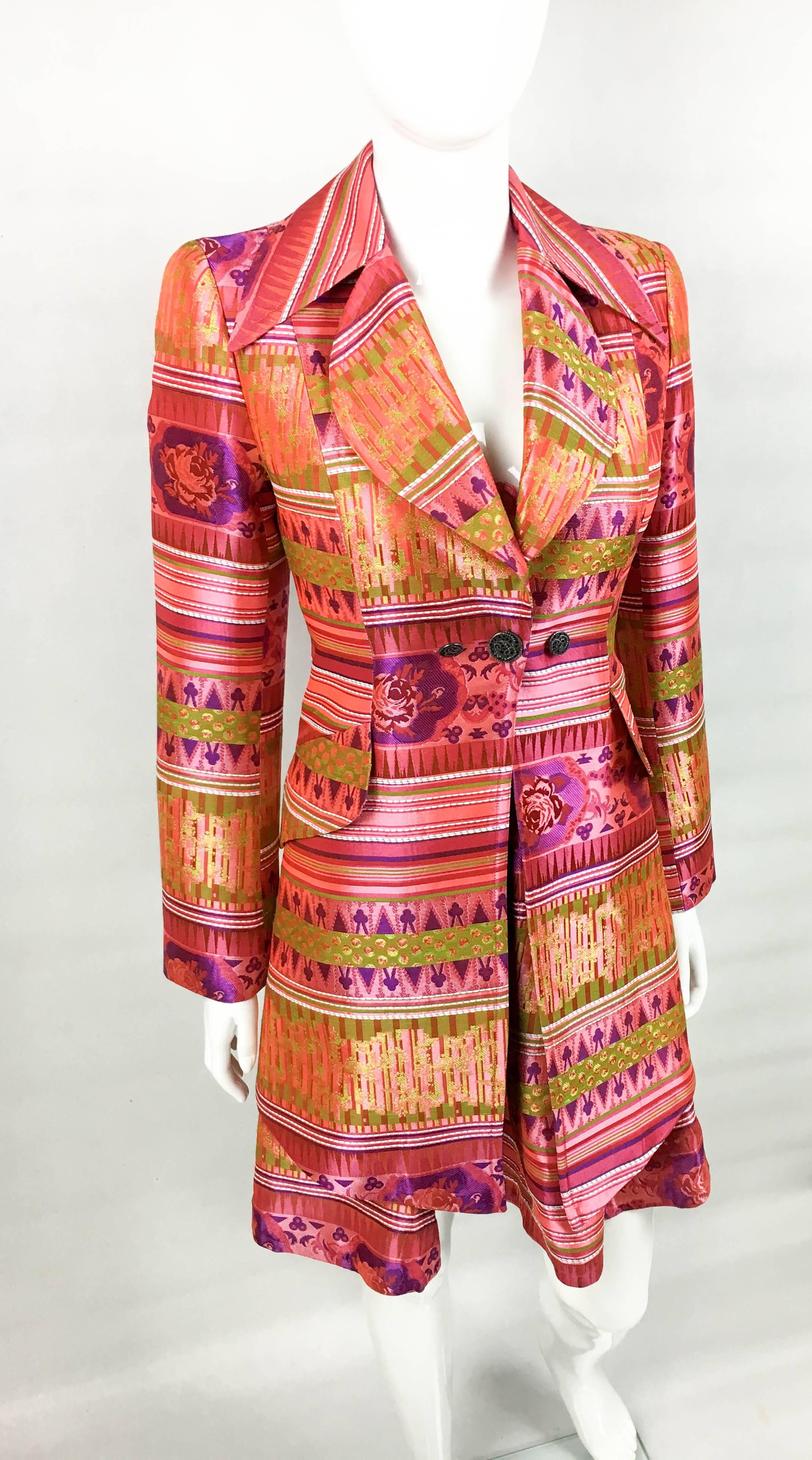 1990s Lacroix Bustier Dress and Jacket Ensemble In Excellent Condition In London, Chelsea