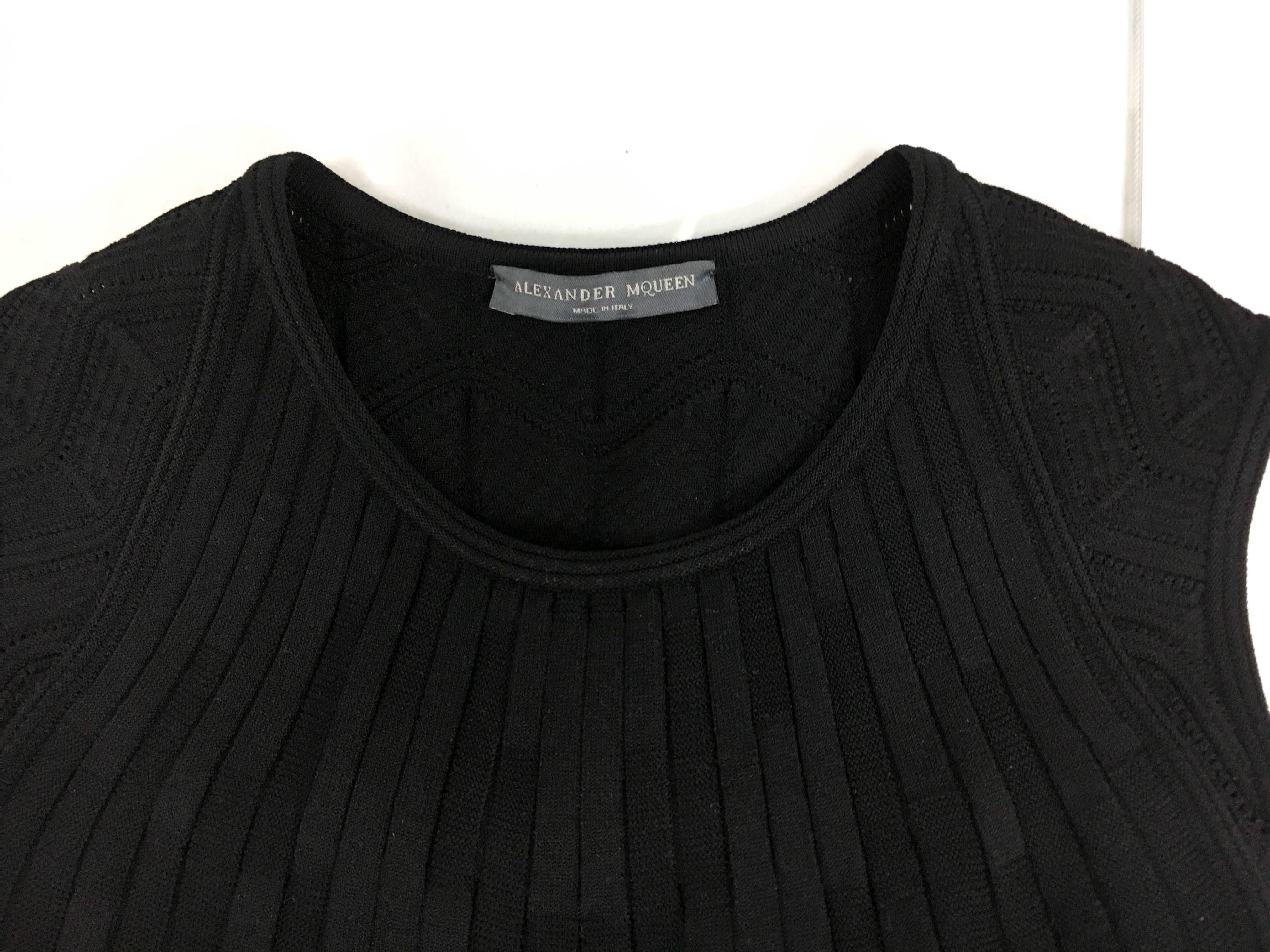2010's Alexander McQueen Black Dress 6
