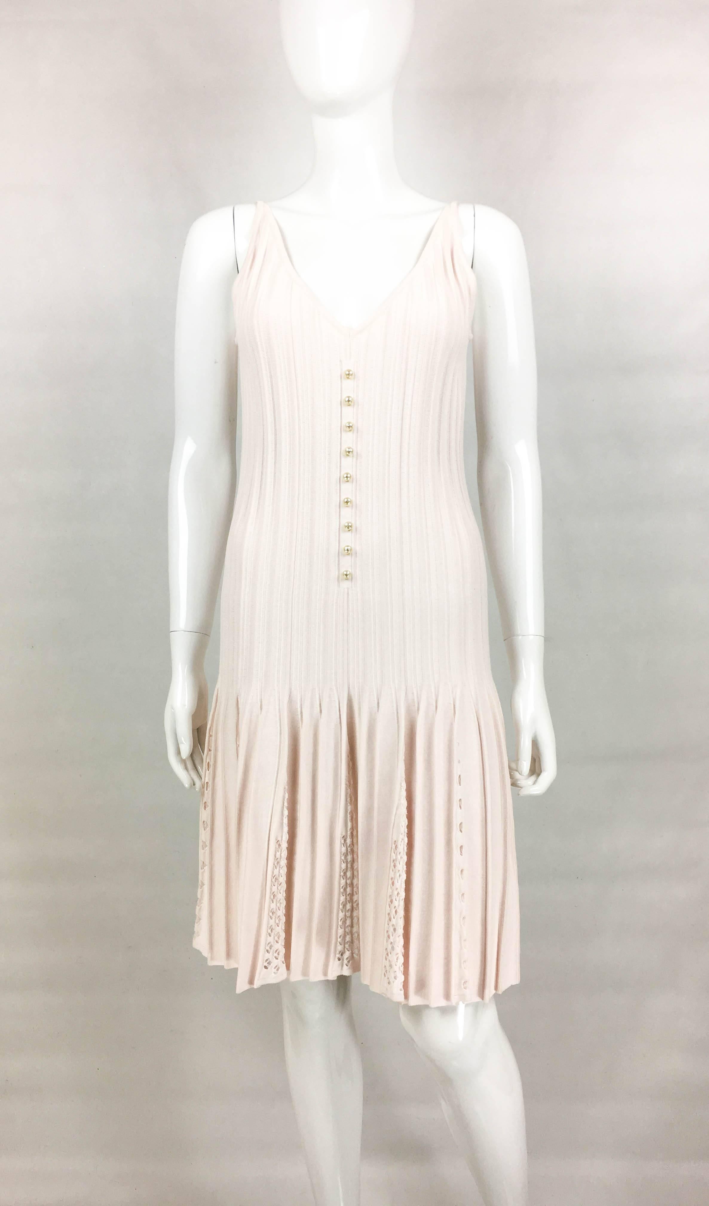 chanel pearl dress