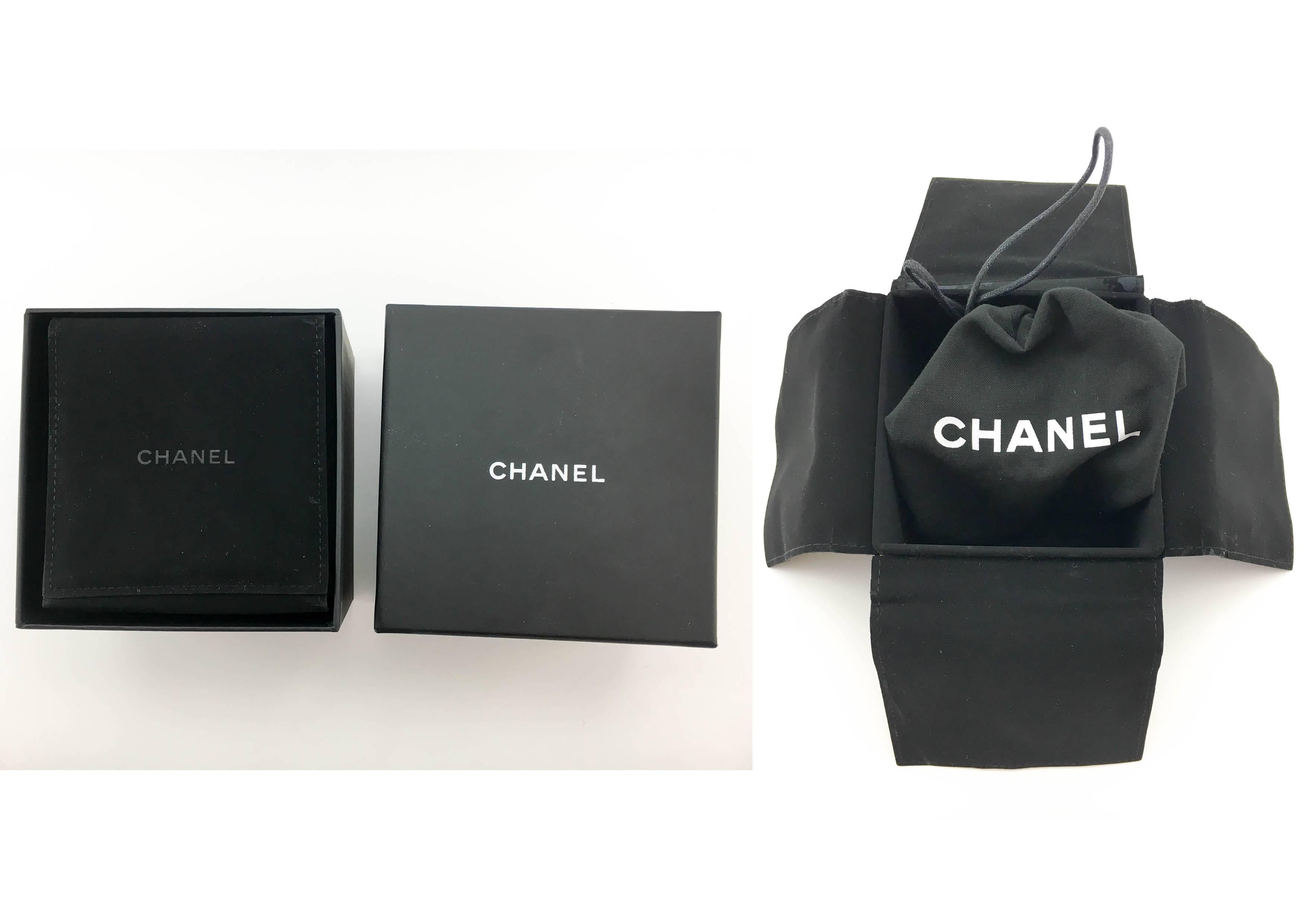 Chanel Runway Look Diamanté Embellished Gunmetal Coloured Chunky Chain Choker For Sale 5