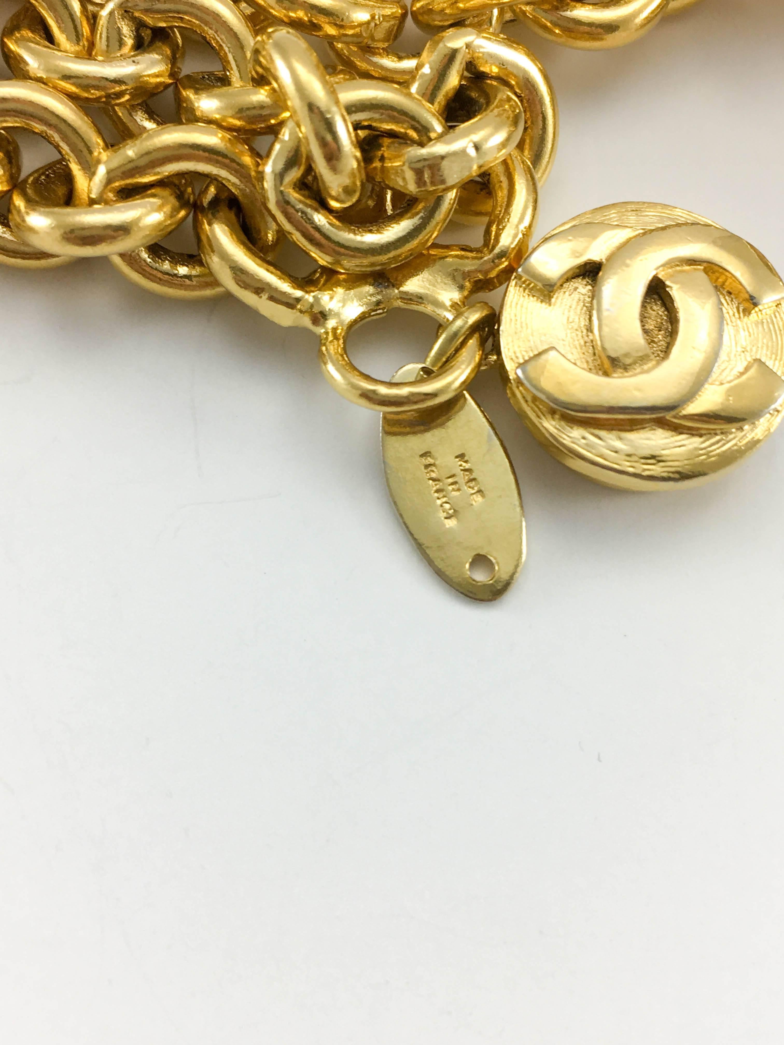 1984 Chanel Centaur Medallion Chain Necklace For Sale 2