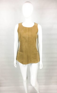 Chanel Tan Suede Gilet, 1999