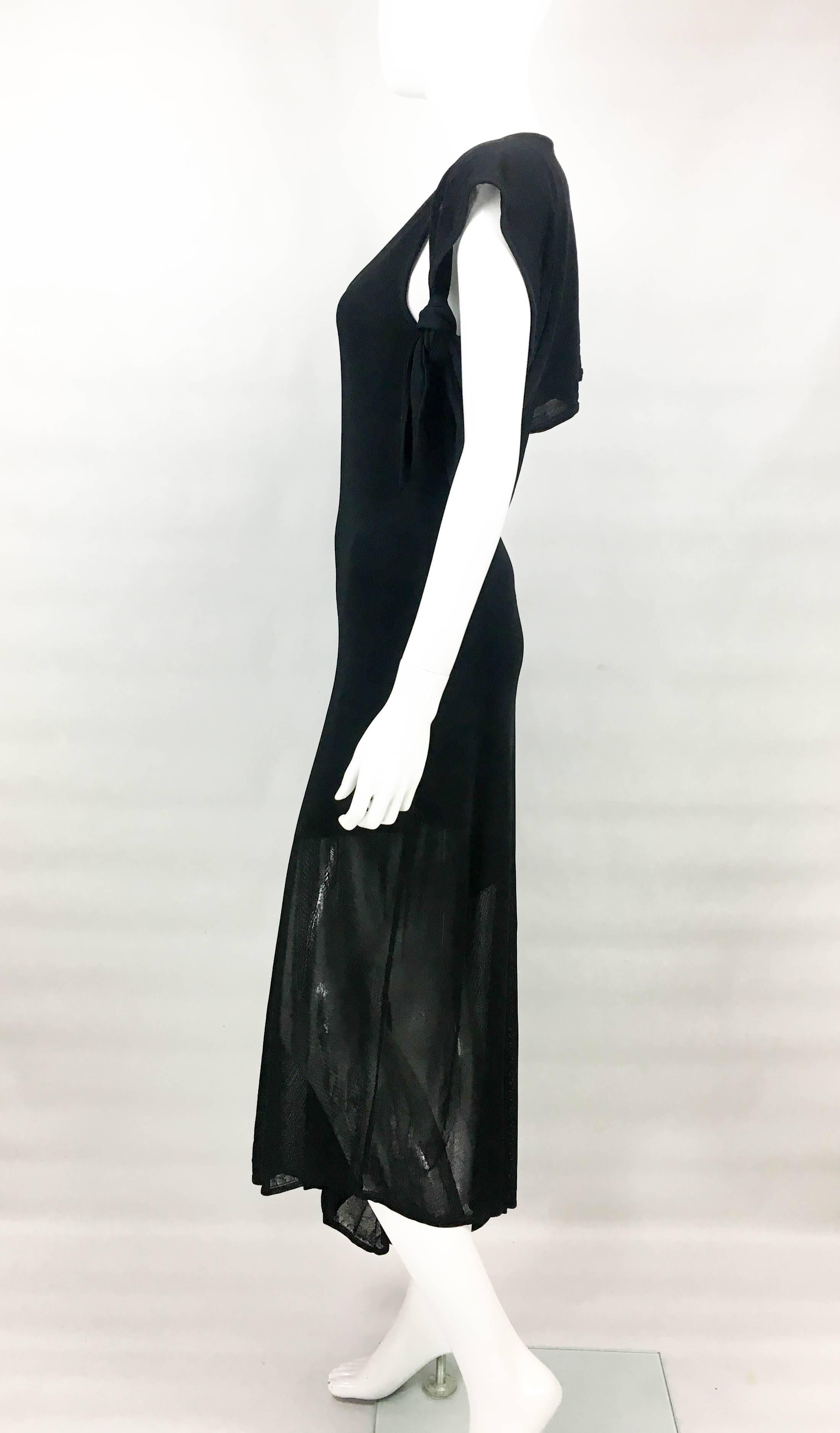 Chanel Asymmetrical Black Dress, 2002  For Sale 1