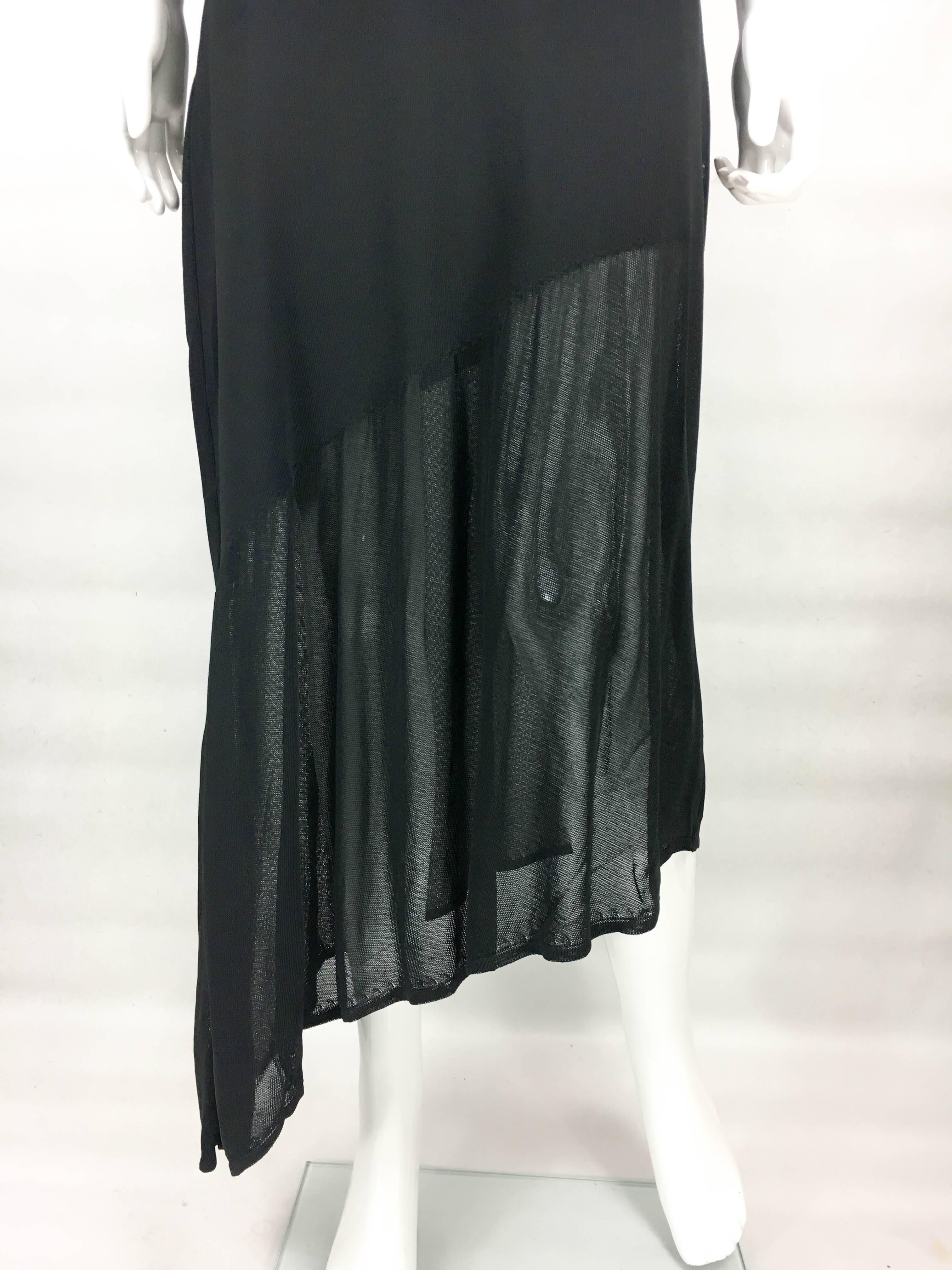 Chanel Asymmetrical Black Dress, 2002  For Sale 5
