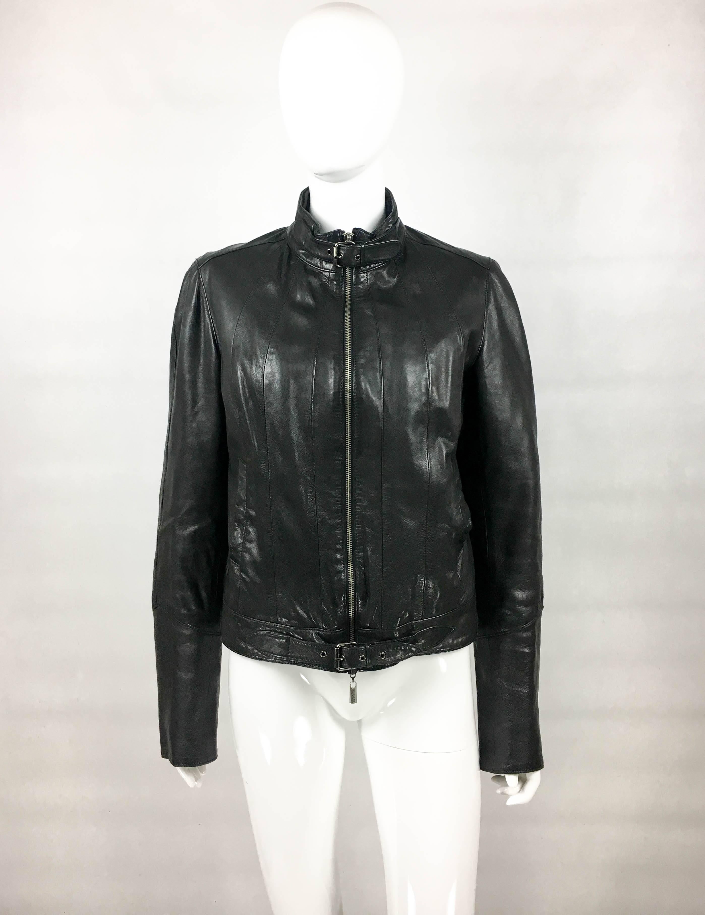 jean paul gaultier leather jacket