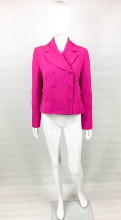 Christian Lacroix Fuchsia Wool Jacket, 1990s