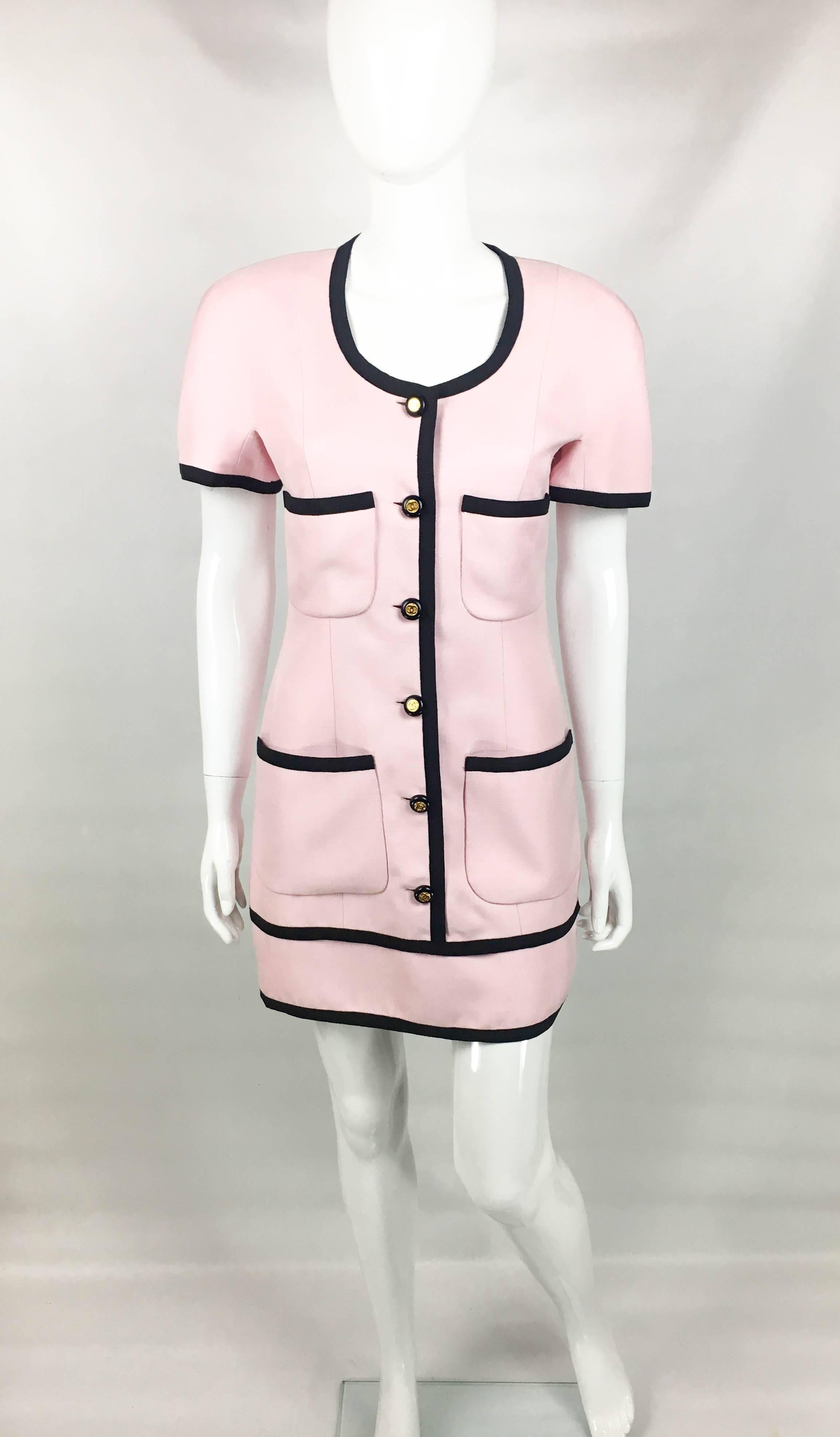 chanel dress with logo