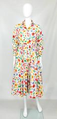 Kenzo Floral Shirt Dress - 1970s / 1980s
