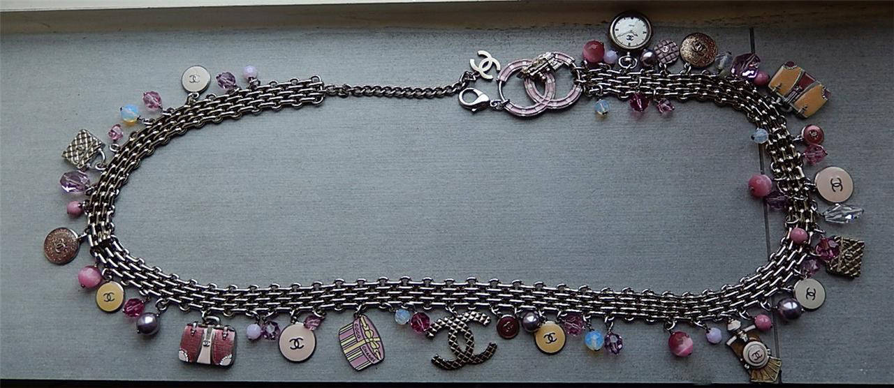 Chanel Travel Motif Multi-Charm Necklace or Belt Collector's Piece 2007