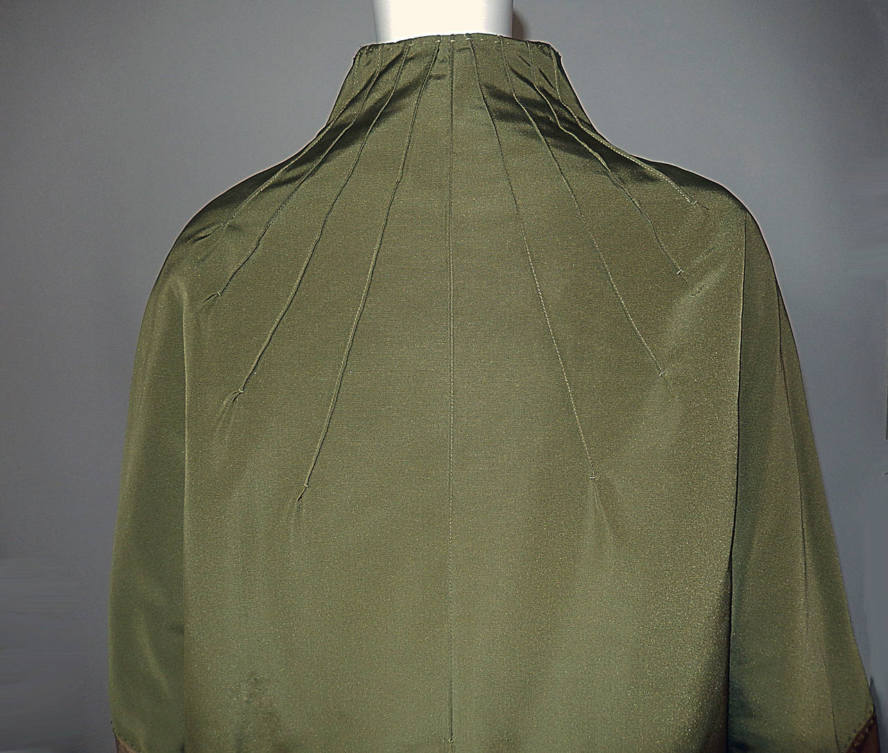 New With Tags Chado Ralph Rucci 100% Silk Wide Bell Sleeves Jacket Coat ...