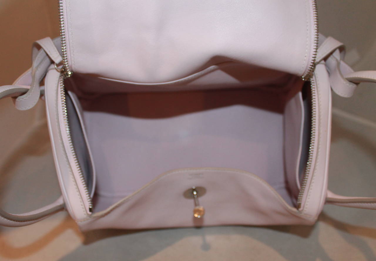 Hermes Rose Dragee 30cm Lindy Veau Swift Handbag, circa 2007 at 1stDibs ...