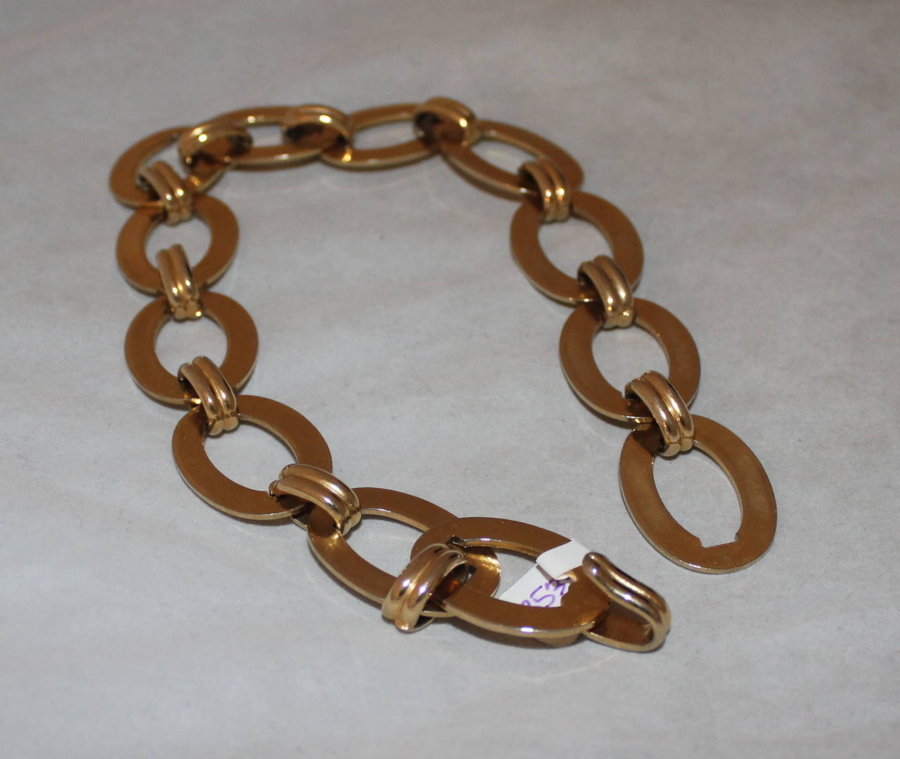 Women's Chanel Vintage Gold Link Necklace - circa late 1970s