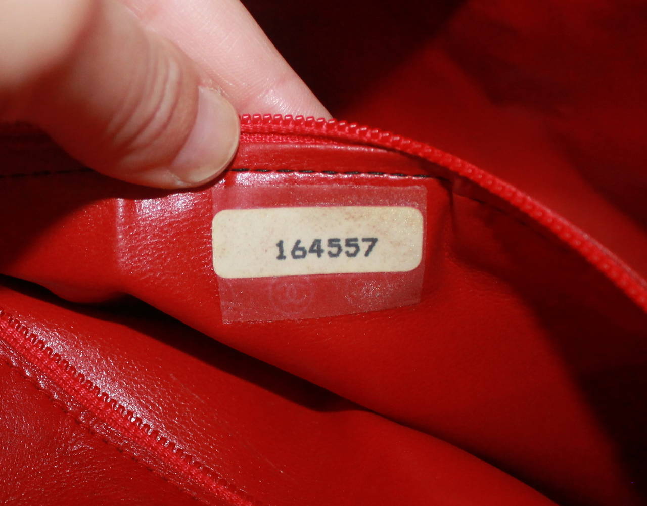 Chanel Vintage Red Lambskin Single Flap Handbag - circa 1970s 1