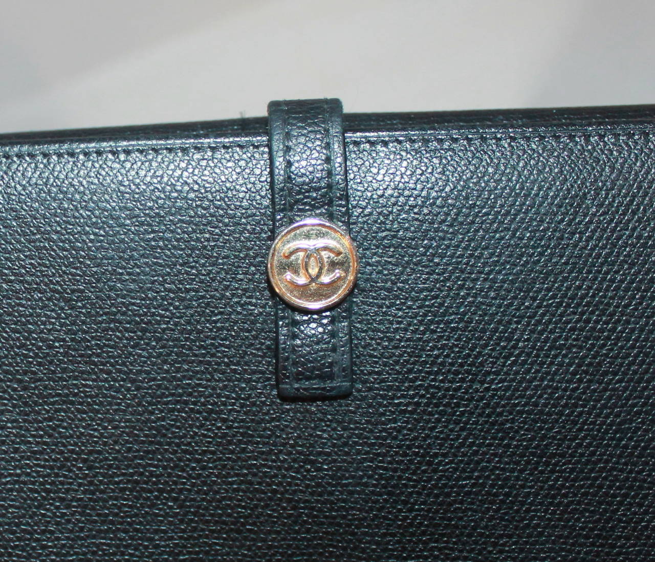 Chanel Black Caviar Leather 