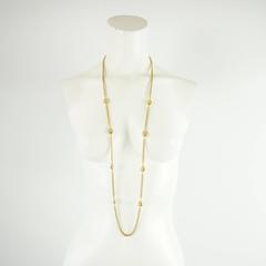 Judith Leiber Gold Drop Necklace with Purse Charms