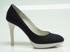 Stella McCartney - Pompa bianca e marina - 36,5